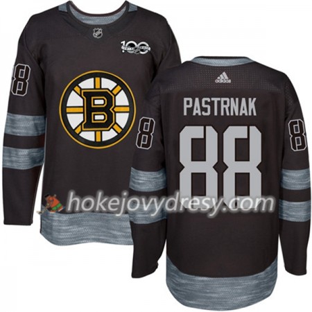 Pánské Hokejový Dres Boston Bruins David Pastrnak 88 1917-2017 100th Anniversary Adidas Černá Authentic